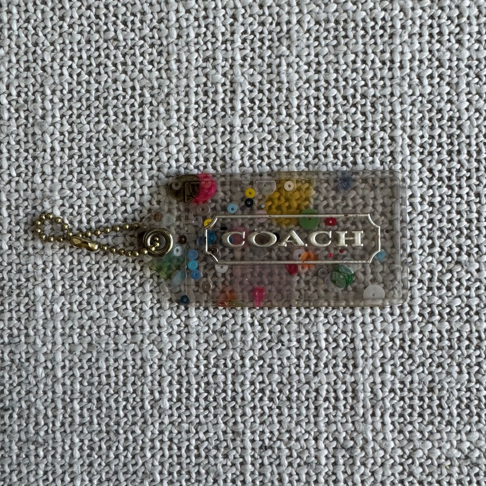 Coach Confetti Poppy Hangtag